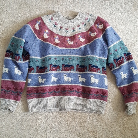 Lambs & Duckies Wool Hipster Sweater - Picture 2 of 4